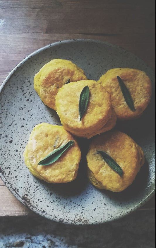 Pumpkin Sage Biscuits