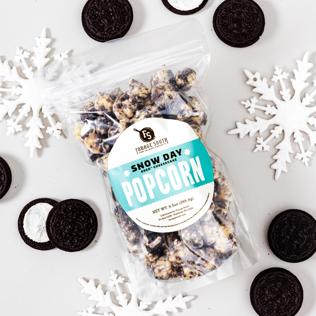 Snow Day Oreo Cheesecake Popcorn